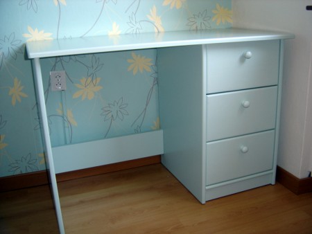 pracovný stolík č.1, bledomodrý